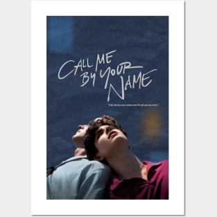 Call me by your name: Movie poster Posters and Art